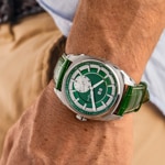 Perrelet Lab Peripheral Dual Time Big Date Green - A1101/5