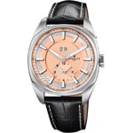 Perrelet Lab Peripheral Dual Time Big Date Salmon