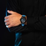 Perrelet Turbine 41 Titanium Ice Blue - A4067/7