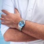 Perrelet Weekend Open Heart Ice Blue - A1302/9