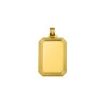 Plakette 375/9 K Gelbgold eingerahmt - 9KAY2010