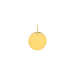 Plakette 375/9 K Gelbgold rund Ø 13mm