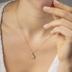 Plaquette or jaune 750/18 ct ronde 12mm - V12