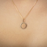 Plaquette or jaune 750/18 ct ronde 12mm - V12