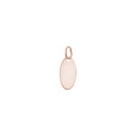 Engravable Pendant 750/18 K Rose Gold oval 11x15mm - T8R