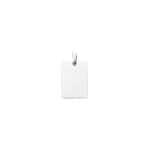 Plaquette Argent 925 rhodié 21x29mm