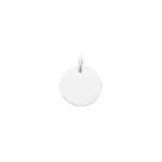 Plaquette Argent 925 rhodié Ø 16mm