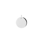 Plakette 925 Silber rhodiniert Ø 22mm