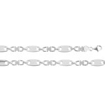 Disc Bracelet 925 Silver 8mm - AR-925-178