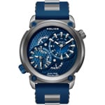 Police Boa Dual Time Blau / Grau