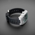 Police Creed Chronograph Schwarz / Silbrig & Grün - PEWGQ0092801