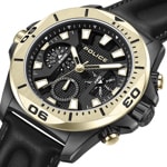 Police Electrical Day Date Black / Gold - PEWJF0022501