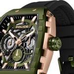 Police Flash Day Date Rose & Green / Black - PEWGQ0063003
