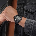 Police Flash Day Date Black - PEWGQ0063001