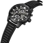 Police Neist Day Date Black leather - PEWJF0021803