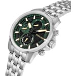 Police Newport Day Date Silbrig / Grün - PEWJK0021507