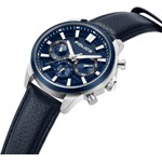 Police Rangy Day-Date Silbrig / Blau - PEWJF0021041