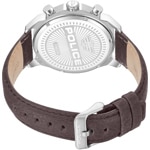 Police Rangy Day-Date Silver / Brown - PEWJF0021040