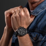 Police Rangy Day-Date Schwarz / Grau - PEWGF0021005