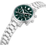 Police Rangy Day-Date Silbrig / Grün - PEWJK0021002