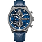 Police Reactor Day-Date Blau / Grau
