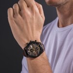 Police Reactor Day-Date Brun / Noir - PEWGF0039203