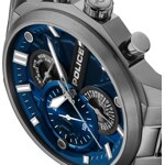 Police Reactor Day-Date Gris / Bleu - PEWGK0039205
