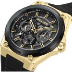 Police Salkantay Day Date Goldig / Schwarz - PEWJQ2203241