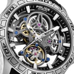 Police Spirit Automatik Silbrig / Schwarz - PEWGR0097801