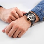 Police Underlined Day Date Schwarz - PEWJF0005704