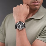 Police Wyvern Chronograph Silbrig / Schwarz - PEWGO0093001