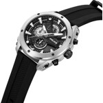 Police Wyvern Chronograph Silbrig / Schwarz - PEWGO0093001