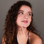 Princesse bague diamant halo or jaune 750/18 ct, 1.03 ct G/si - RI-6538-03-GG