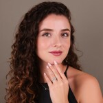 Princesse bague diamant halo or gris 750/18 ct, 1.34 ct G/si - RI-6537-02-WG