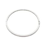 Bracelet Jonc Rainbow Saphir or gris 750/18 ct avec diamants 0.90 ct H/si - AR-11203-WG