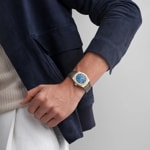 Raymond Weil A.R.T. Automatic Date Two-tone / Blue 38mm - 1000-STP-50001