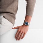Raymond Weil A.R.T. Automatic Date Silver / Blue 38mm - 1000-ST-50001