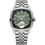 Raymond Weil Freelancer Square Open Heart Automatic Green