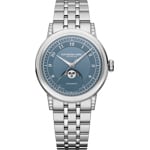 Raymond Weil Millesime Moon Phase Diamonds Jeansblau Ø 35mm