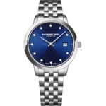 Raymond Weil Toccata Diamond Silver / Blue Ø 34mm