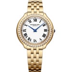 Raymond Weil Toccata Heritage Diamonds Goldig 28mm