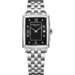 Raymond Weil Toccata Square Diamond Argenté / Noir