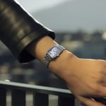 Raymond Weil Toccata Square Silbrig / Hellblau - 5925-ST-00550