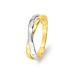 Ring 375/9 K Gelbgold bicolor - 194009.03