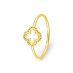 Ring 375/9 K Gelbgold Kleeblatt