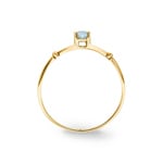 Ring 375/9 K Yellow Gold with Aquamarine - 193019.M0