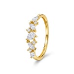 Ring 375/9 K Yellow Gold with Lab Grown Diamonds 0.46 ct - 9KLGD151Y
