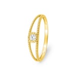 Ring 375/9 K Gelbgold mit Zirkonia