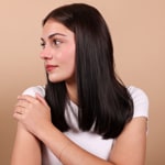 Bague or jaune 375/9 ct Motif en V - 9K11390