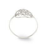 Bague or gris 375/9 ct avec arbre de vie - 9K11206GR